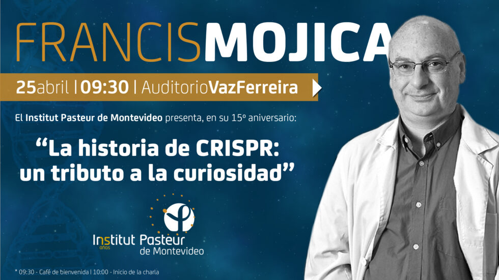 Francis Mojica "The CRISPR story a tribute to curiosity" Institut