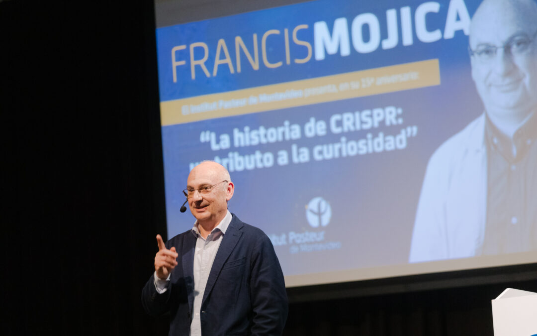 Francis Mojica, el «padre» de CRISPR, fue visitante de lujo en el marco del 15º aniversario del IP Montevideo