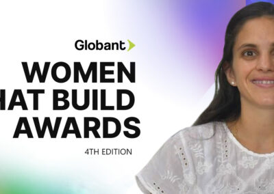Pía Garat fue reconocida en los Globant Awards – Women that Build 2023