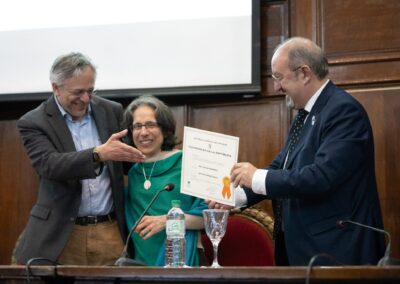 Cecilia Fernández recibió el título Doctor Honoris Causa