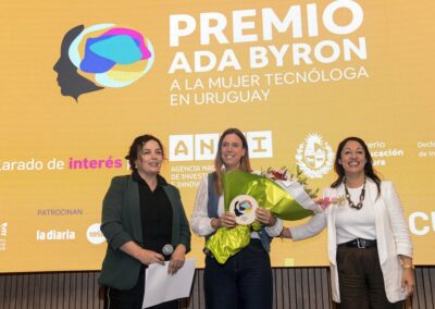 Pilar Moreno ganó el Premio Ada Byron a la Mujer Tecnóloga en Uruguay